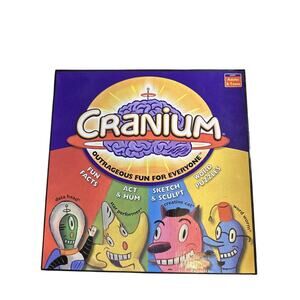 Original Cranium 1998 Board Game For Your Whole Brain, Vintage, Adults & Teens